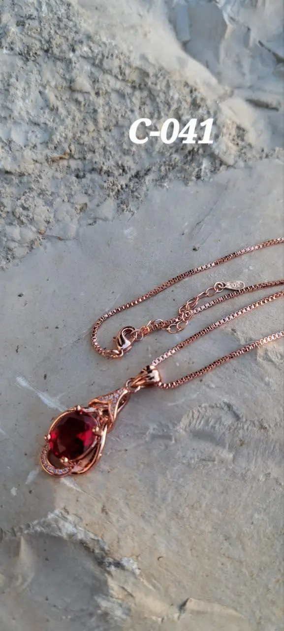 C-041 venezuaner Collier 925 Silber, Länge 40,5 +4cm, inkl. Anhänger Silber 925 Fr.45.-